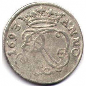 Аверс монеты Брауншвейг-Вольфенбюттель, 1/24 талера, 1691-1694