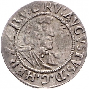 Аверс монеты Брауншвейг-Вольфенбюттель, 1/16 талера, 1671-1678