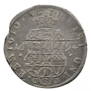 Реверс монеты Брауншвейг-Вольфенбюттель, ⅓ талера, 1693-1694
