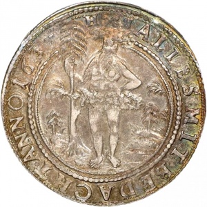 Реверс монеты Брауншвейг-Вольфенбюттель, ½ талера, 1636-1656