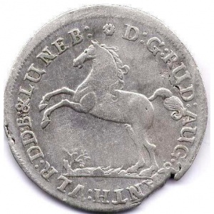 Аверс монеты Брауншвейг-Вольфенбюттель, ⅔ талера, 1690-1695