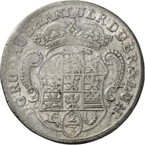 Аверс монеты Брауншвейг-Вольфенбюттель, ⅔ талера, 1697
