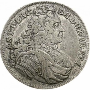 Аверс монеты Брауншвейг-Вольфенбюттель, ⅔ талера, 1711-1712