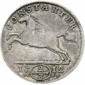 Реверс монеты Брауншвейг-Вольфенбюттель, ⅔ талера, 1711-1712
