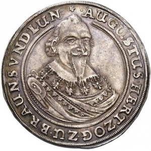 Аверс монеты Брауншвейг-Вольфенбюттель, 1 талер, 1635