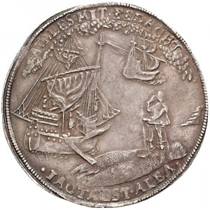 Реверс монеты Брауншвейг-Вольфенбюттель, 1 талер, 1635
