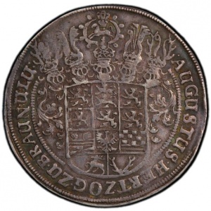 Аверс монеты Брауншвейг-Вольфенбюттель, 1 талер, 1636-1653