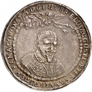 Аверс монеты Брауншвейг-Вольфенбюттель, 1 талер, 1665-1666