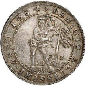 Реверс монеты Брауншвейг-Вольфенбюттель, 1 талер, 1684-1685