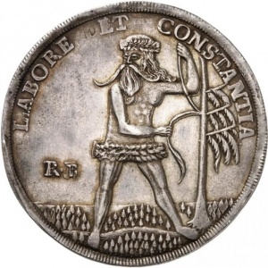 Реверс монеты Брауншвейг-Вольфенбюттель, 1 талер, 1704-1705