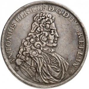Аверс монеты Брауншвейг-Вольфенбюттель, 1 талер, 1706