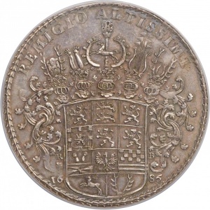 Реверс монеты Брауншвейг-Вольфенбюттель, 2 талера, 1679-1686
