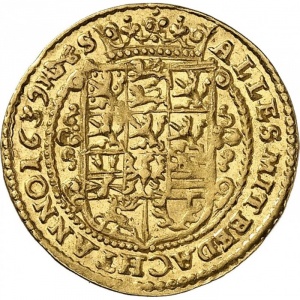Реверс монеты Брауншвейг-Вольфенбюттель, 1 дукат, 1639