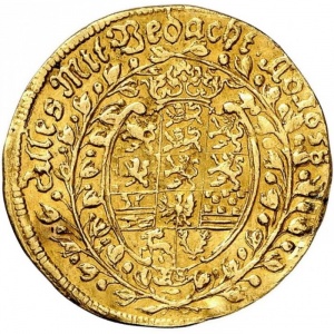 Реверс монеты Брауншвейг-Вольфенбюттель, 1 дукат, 1658