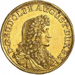 Аверс монеты Брауншвейг-Вольфенбюттель, 1 дукат, 1680