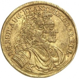 Аверс монеты Брауншвейг-Вольфенбюттель, 1 дукат, 1699