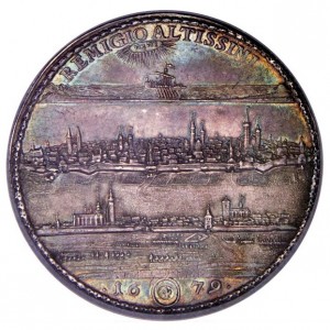 Реверс монеты Брауншвейг-Вольфенбюттель, 4 талера, 1679