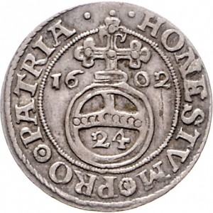 Реверс монеты Брауншвейг-Вольфенбюттель, 1/24 талера, 1600-1605
