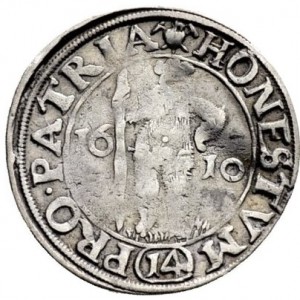 Реверс монеты Брауншвейг-Вольфенбюттель, 1/14 талера, 1610