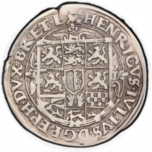 Аверс монеты Брауншвейг-Вольфенбюттель, ⅛ талера, 1606