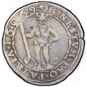Реверс монеты Брауншвейг-Вольфенбюттель, ⅛ талера, 1606