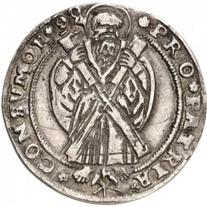 Аверс монеты Брауншвейг-Вольфенбюттель, ½ талера, 1599