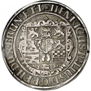Аверс монеты Брауншвейг-Вольфенбюттель, ½ талера, 1604-1613