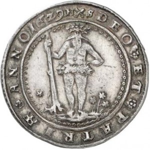 Реверс монеты Брауншвейг-Вольфенбюттель, ½ талера, 1628-1634