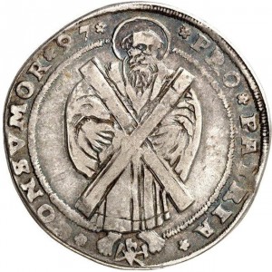 Реверс монеты Брауншвейг-Вольфенбюттель, 1 талер, 1597-1599