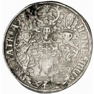 Реверс монеты Брауншвейг-Вольфенбюттель, 1 талер, 1598