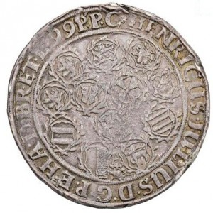 Аверс монеты Брауншвейг-Вольфенбюттель, 1 талер, 1599