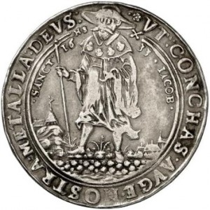 Реверс монеты Брауншвейг-Вольфенбюттель, 1 талер, 1633