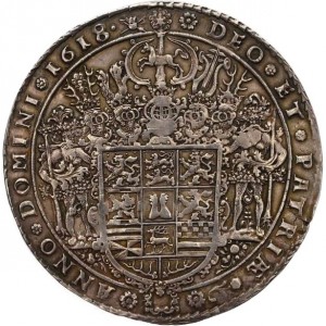 Реверс монеты Брауншвейг-Вольфенбюттель, 1½ талера, 1618