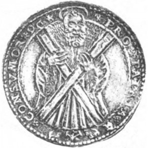 Реверс монеты Брауншвейг-Вольфенбюттель, 2 талера, 1596