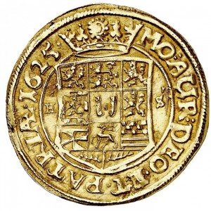 Реверс монеты Брауншвейг-Вольфенбюттель, 1 дукат, 1625-1626