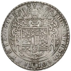 Реверс монеты Брауншвейг-Вольфенбюттель, 3 талера, 1612