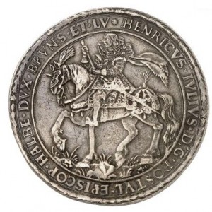 Аверс монеты Брауншвейг-Вольфенбюттель, 5 талеров, 1608
