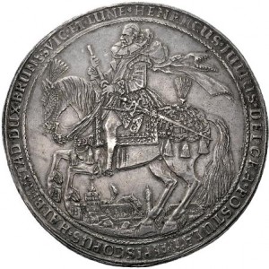 Аверс монеты Брауншвейг-Вольфенбюттель, 5 талеров, 1609