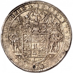 Реверс монеты Брауншвейг-Вольфенбюттель, 5 талеров, 1618