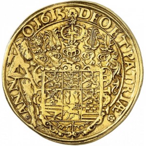Реверс монеты Брауншвейг-Вольфенбюттель, 10 дукатов, 1615