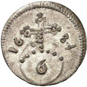 Реверс монеты Брауншвейг-Вольфенбюттель, 6 пфеннигов, 1684