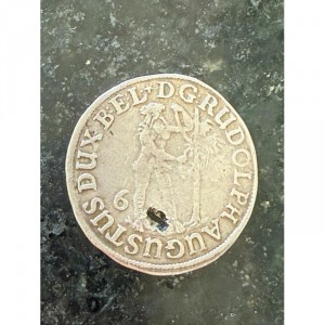 Аверс монеты Брауншвейг-Вольфенбюттель, 6 мариенгрошей, 1668-1678