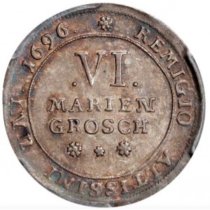 Реверс монеты Брауншвейг-Вольфенбюттель, 6 мариенгрошей, 1686-1700