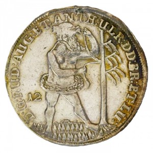 Аверс монеты Брауншвейг-Вольфенбюттель, 12 мариенгрошей, 1686-1703