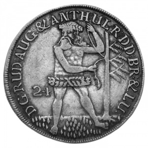 Аверс монеты Брауншвейг-Вольфенбюттель, 24 мариенгроша, 1685-1704