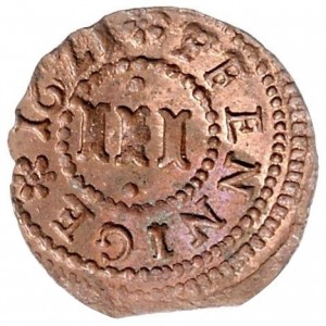 Реверс монеты Брауншвейг-Вольфенбюттель, 3 пфеннига, 1621