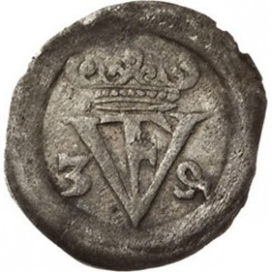 Аверс монеты Брауншвейг-Вольфенбюттель, 3 пфеннига, 1622