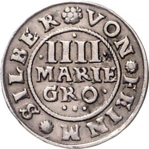 Реверс монеты Брауншвейг-Вольфенбюттель, 4 мариенгроша, 1624-1625