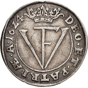 Аверс монеты Брауншвейг-Вольфенбюттель, ½ мариенгульдeна, 1624