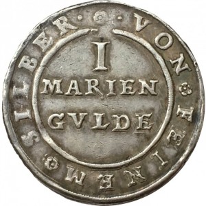 Реверс монеты Брауншвейг-Вольфенбюттель, 1 мариенгульдeн, 1623-1624